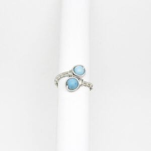 Anello Twins - Larimar