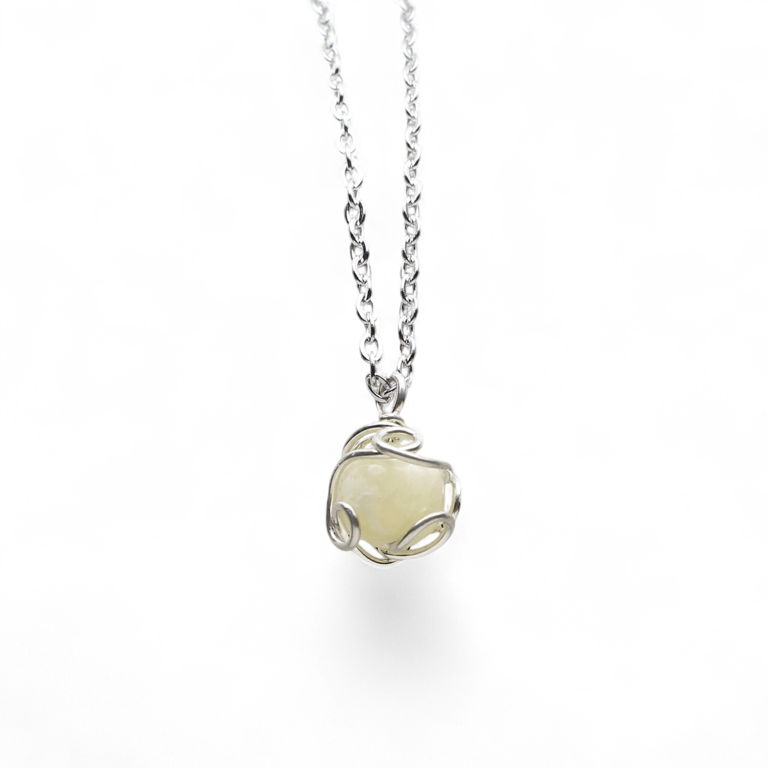 Ciondolo Boccino in Calcite gialla