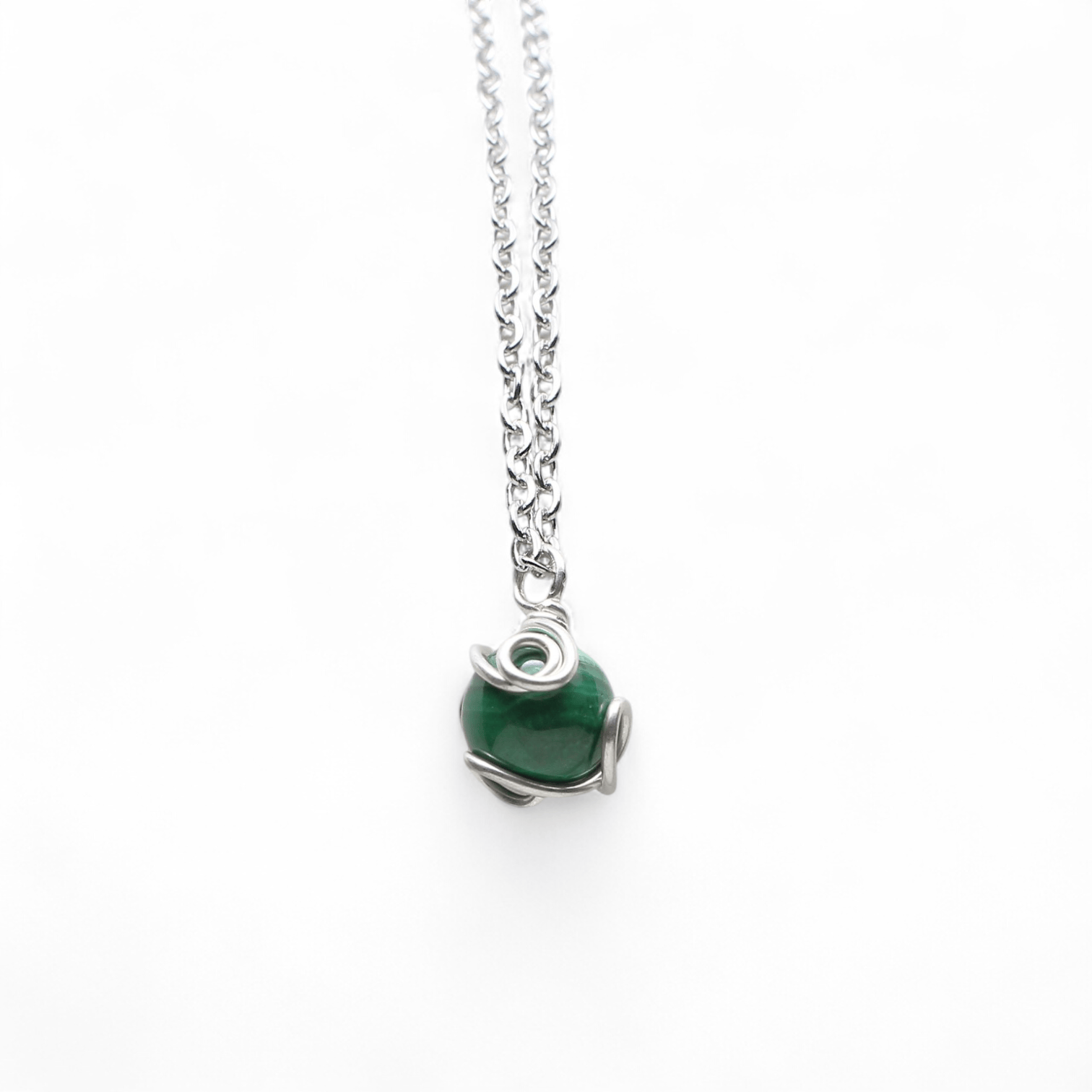 Ciondolo Boccino in Malachite